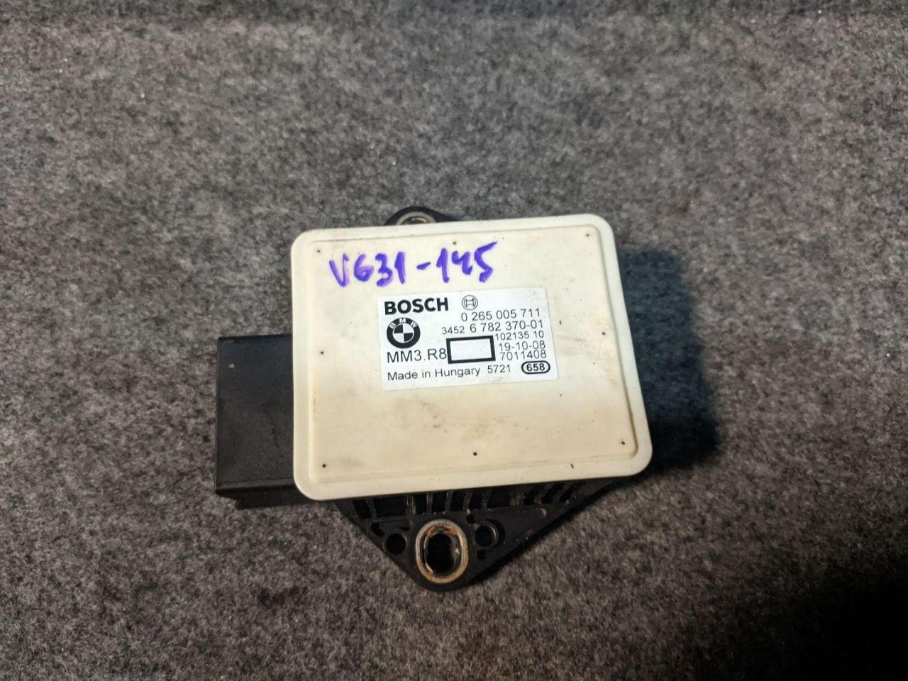 датчик ускорения BMW X5 E70 2009, 4.8 л., N62 B48 A, бензин, АКПП, внедорожник 5 дв., 34526782370, 6782370, 0265005711 - фото №1