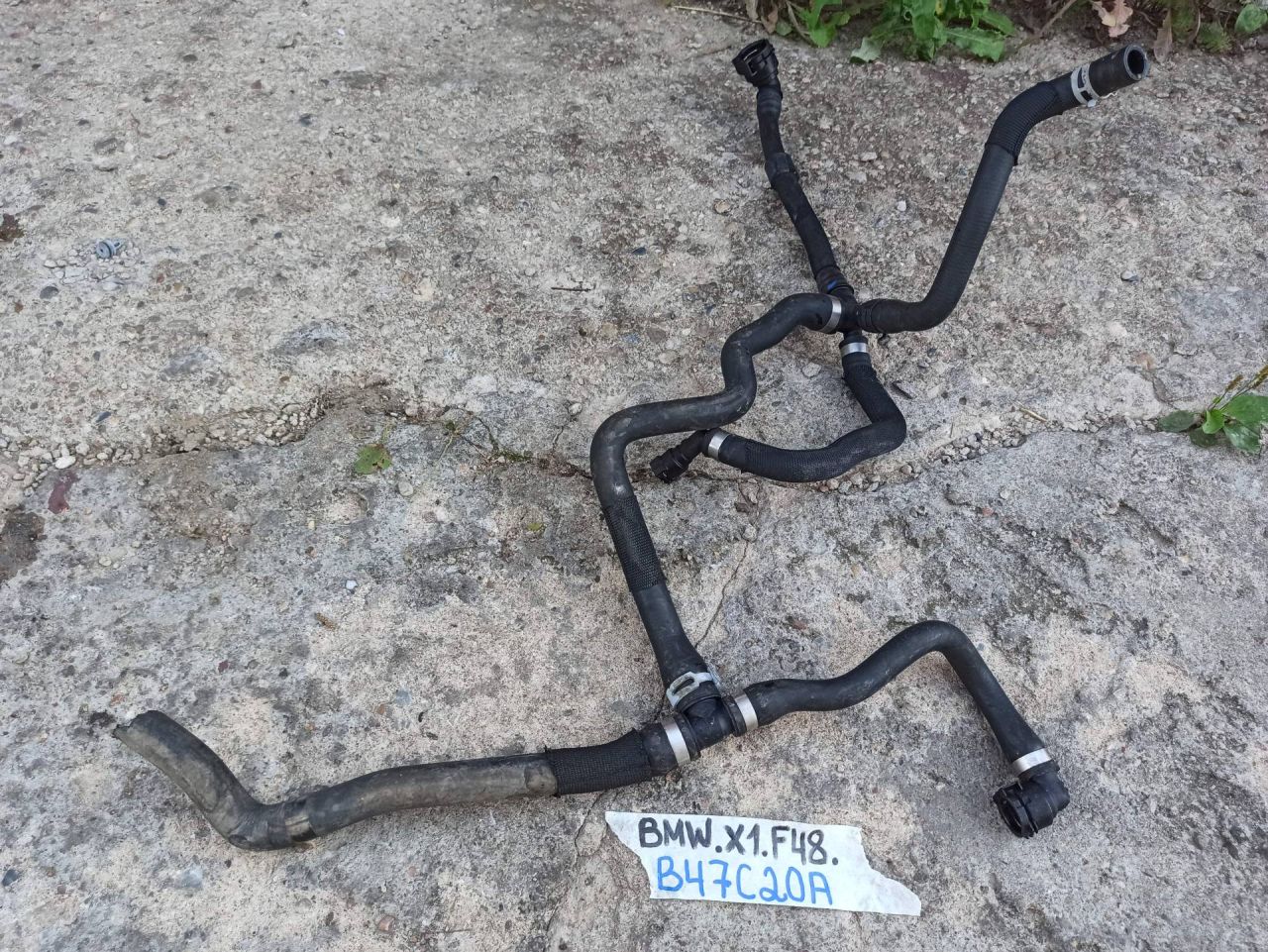 патрубок радиатора BMW X1 F48 2017, 1.8 л., дизель, АКПП, 475, полный привод, 8593802 - фото №1