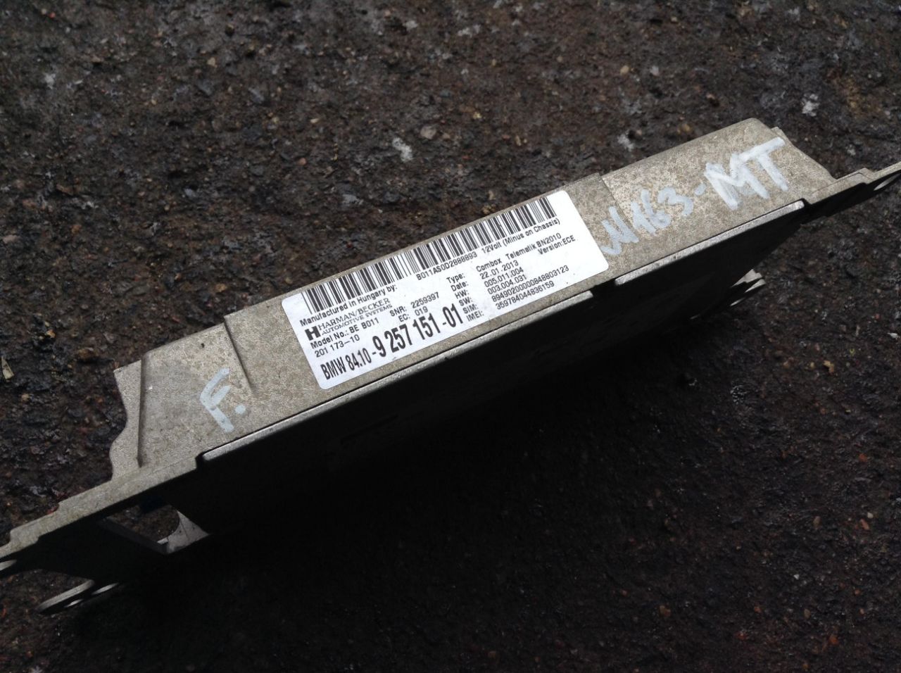 Блок управления телематика BMW X3 F25 2013, 2.0 л., N47 D20 C, дизель, АКПП, белый, внедорожник 5 дв., 9257151, 9228421 - фото №1