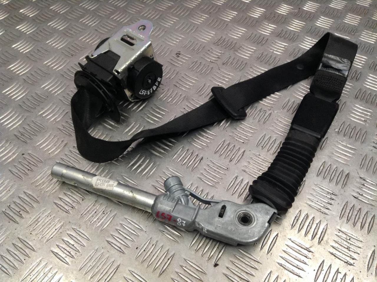 ремень безопасности BMW 5 серия E60/E61 2007, 3.0 л., N52 B30 A, бензин, АКПП, седан, 6983386 - фото №1