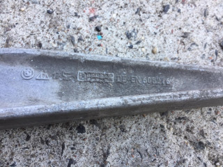 рычаг задний развальный BMW 2012, 2.0 л., N47 D20 C, дизель, АКПП, седан, правый руль, 6082T6