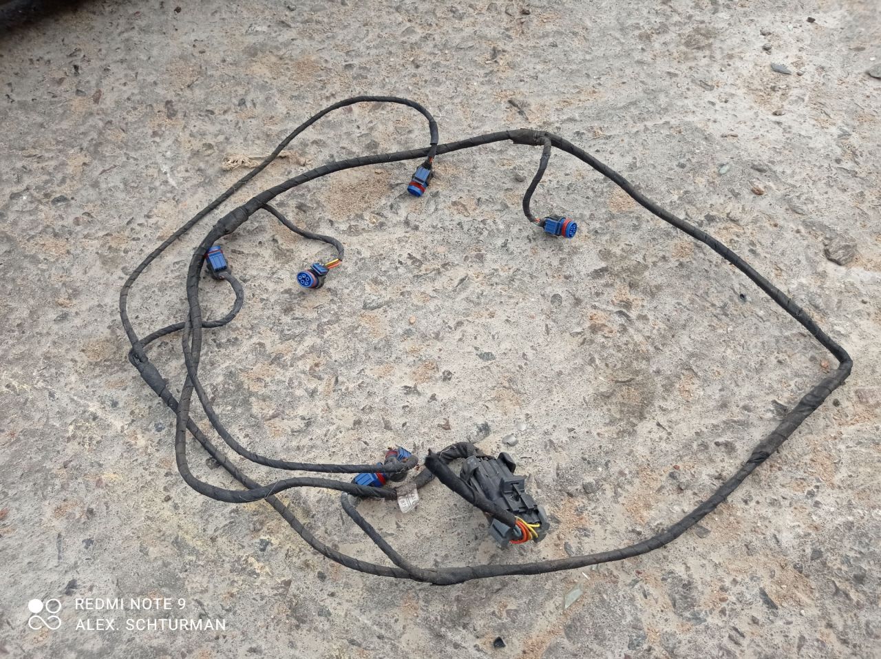 проводка датчиков парковки Mercedes-Benz M-Класс W164 2007, 3.0 л., OM 642.940, дизель - фото №1