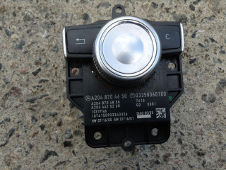 джойстик управления мультимедиа Mercedes-Benz C-Класс W204/S204 2008, 2.1 л., дизель, МКПП, серебро, седан, A2048704658, A2048704858