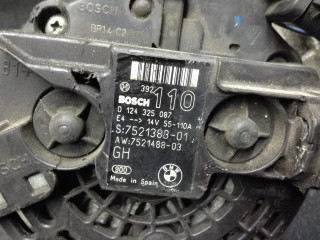 генератор BMW 3 серия E46 2003, 1.8 л., N42 B18 A, бензин, АКПП, хетчбэк 5 дв., 7521383, 7521488