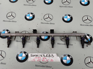топливная рампа BMW X3 E83 2006, 3.0 л., бензин, 7541454, 1439800
