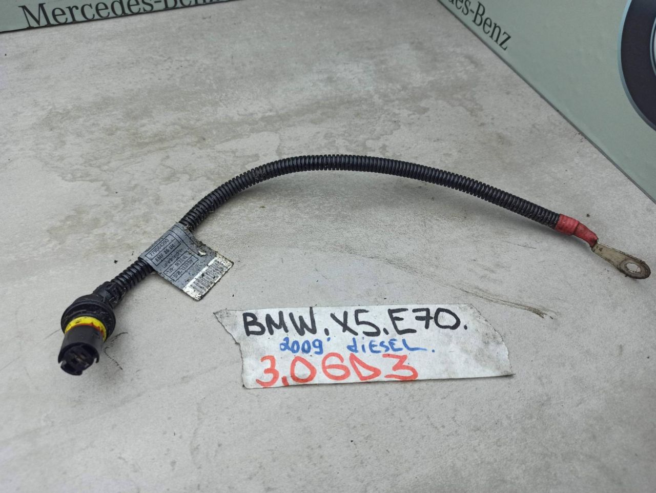 провод реле накала BMW X5 E70 2009, 3.0 л., дизель, 7793201 - фото №1