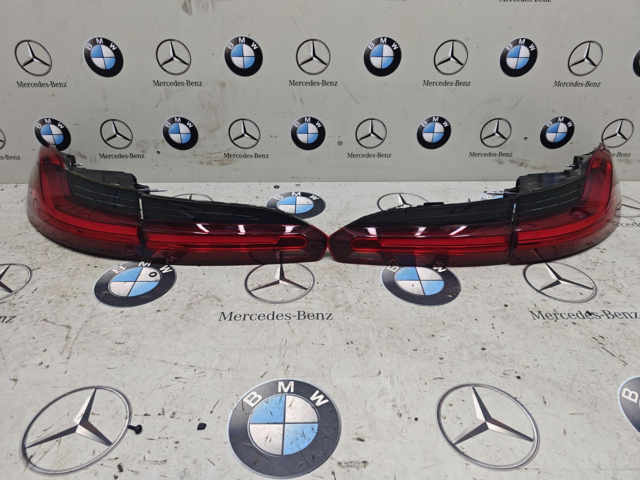 фонари задние (комплект) BMW 2023, 475, 7409395, 7433797, 7433798, 7409396 - фото №1