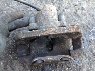 суппорт передний правый BMW X5 E53 [рестайлинг] 2005, 3.0 л., дизель, АКПП, внедорожник 5 дв.