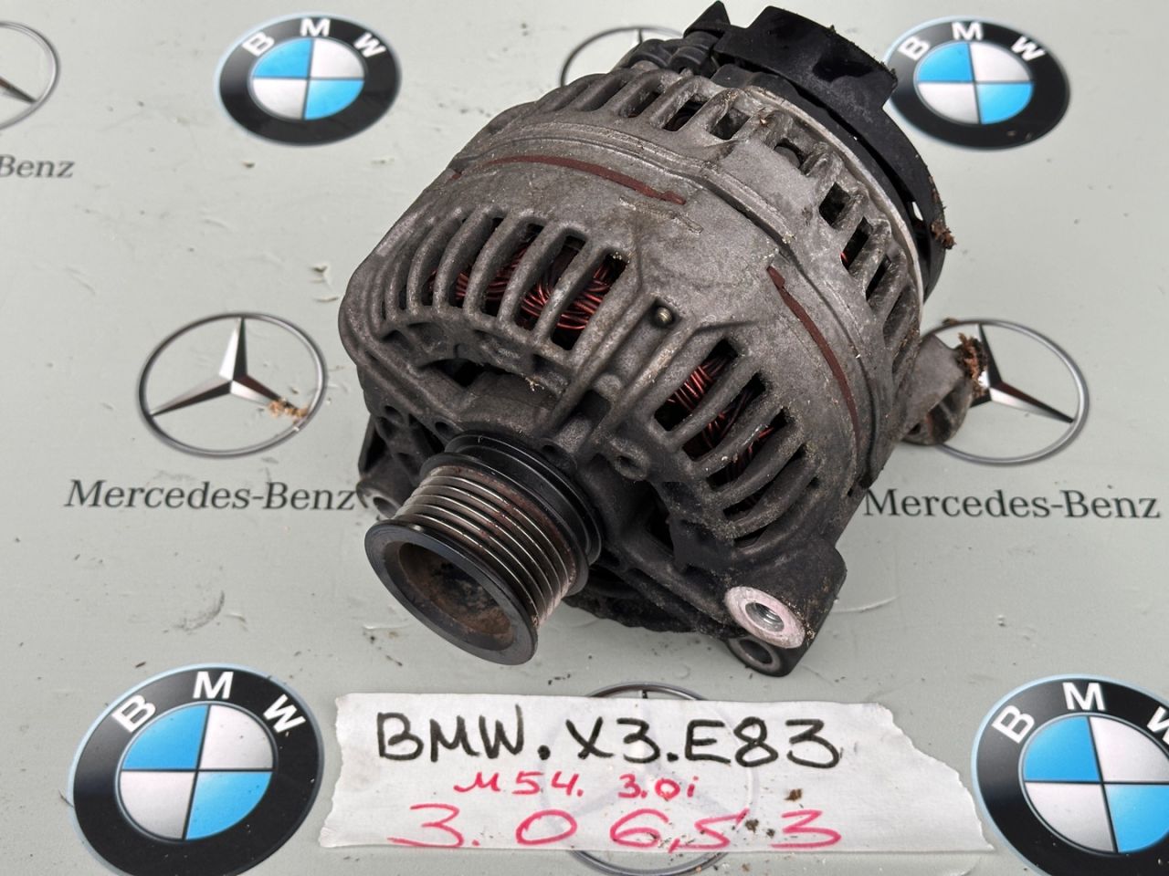 генератор BMW X3 E83 2006, 3.0 л., бензин, 7519721 - фото №1