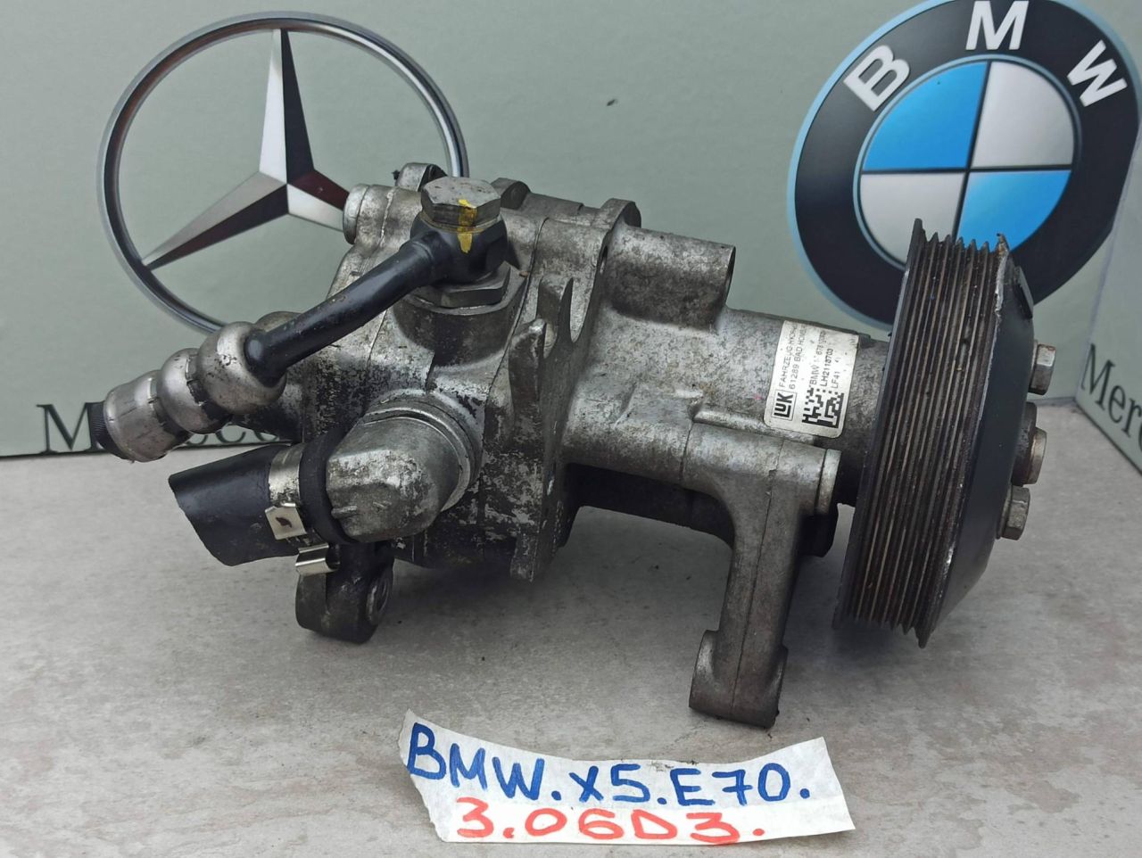 насос гидроусилителя руля BMW X5 E70 2009, 3.0 л., дизель, 6781008 - фото №1