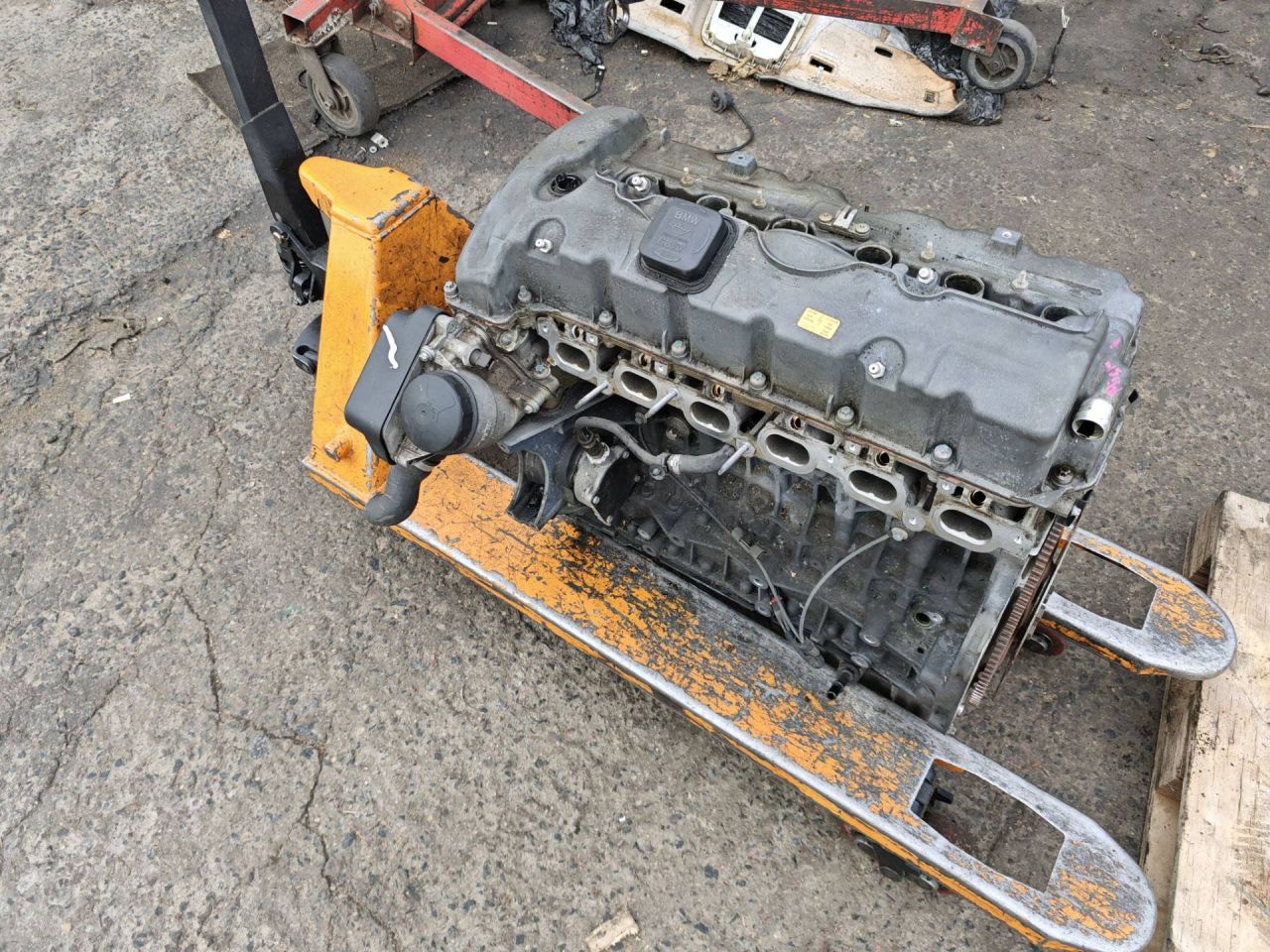 двигатель BMW 3 серия E90/E91/E92/E93 2006, 2.5 л., N52 B25 AE, бензин, N52B25AE - фото №1