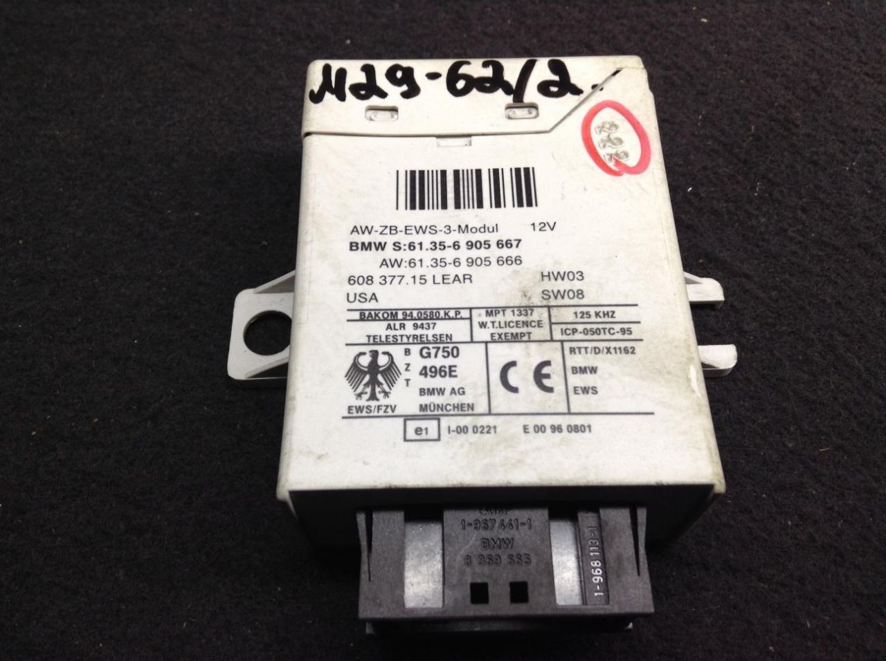 Иммобилайзер BMW 3 серия E46 2002, 2.0 л., N42 B20 A, бензин, АКПП, универсал, 6905667 - фото №1