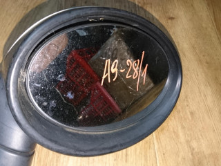 стекло зеркала наружного правого Mini Cooper 1 поколение 2001, 1.6 л., W10 B16 A, бензин, АКПП, красный, хетчбэк 5 дв.