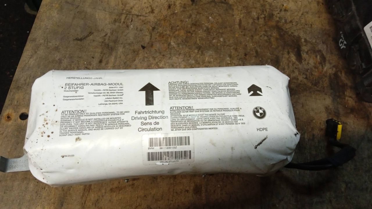 подушка безопасности пассажира BMW 3 серия E46 (1997 - 2003), 71123510 - фото №1