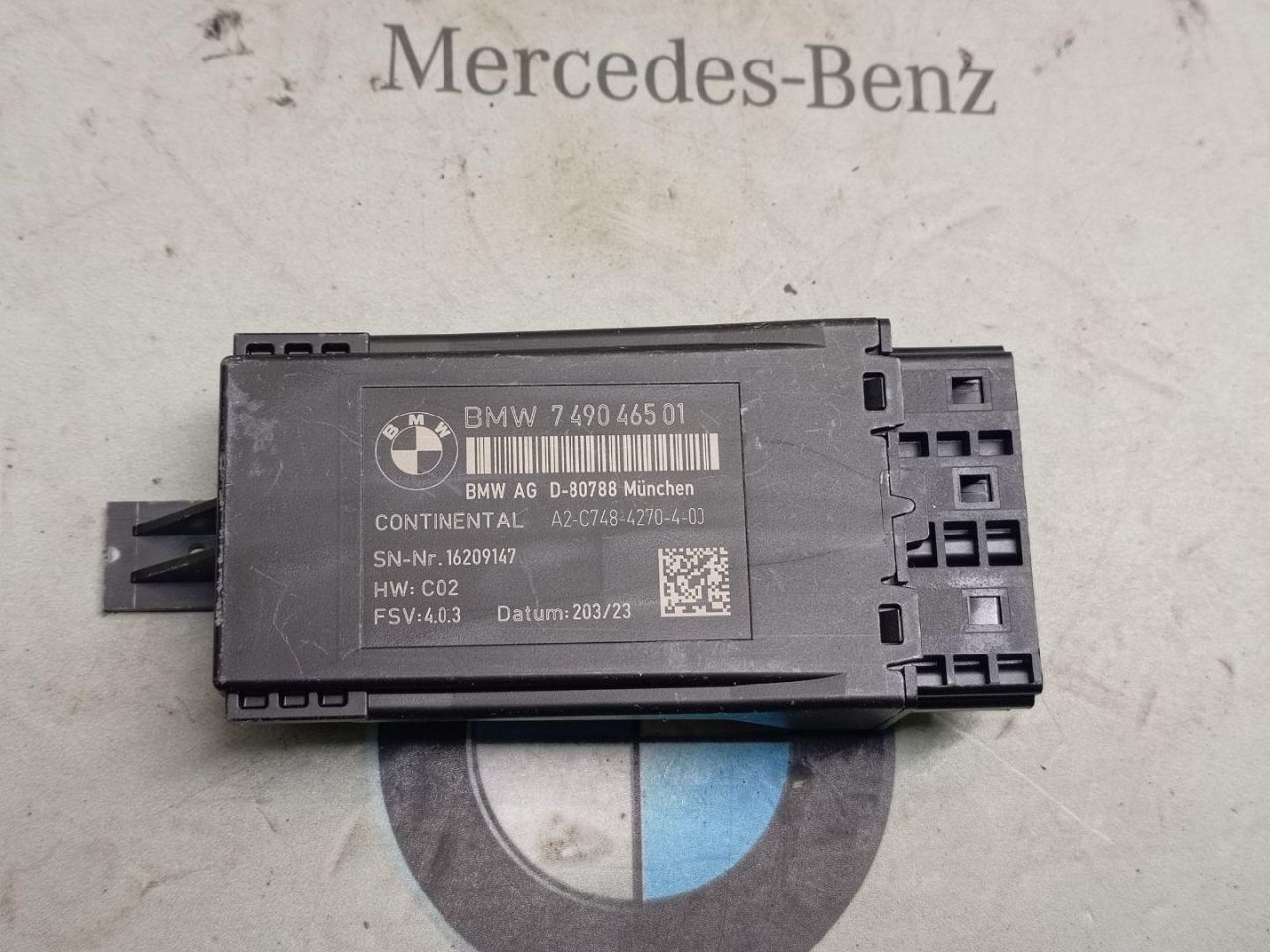 блок управления сиденьем BMW 2023, 4.4 л., бензин, a96, полный привод, правый руль, 7490465 - фото №1