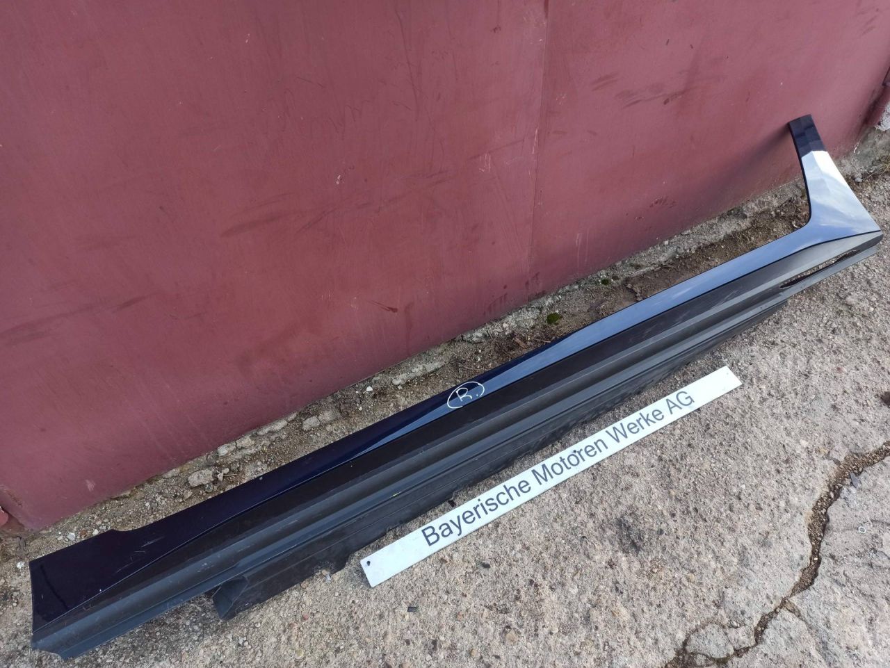 накладка на порог BMW i4 G26 2022, электро, АКПП - фото №1