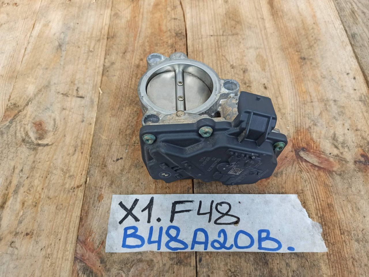заслонка дроссельная BMW X1 F48 2018, 2.0 л., B48 A20 B, бензин, 7619008 - фото №1