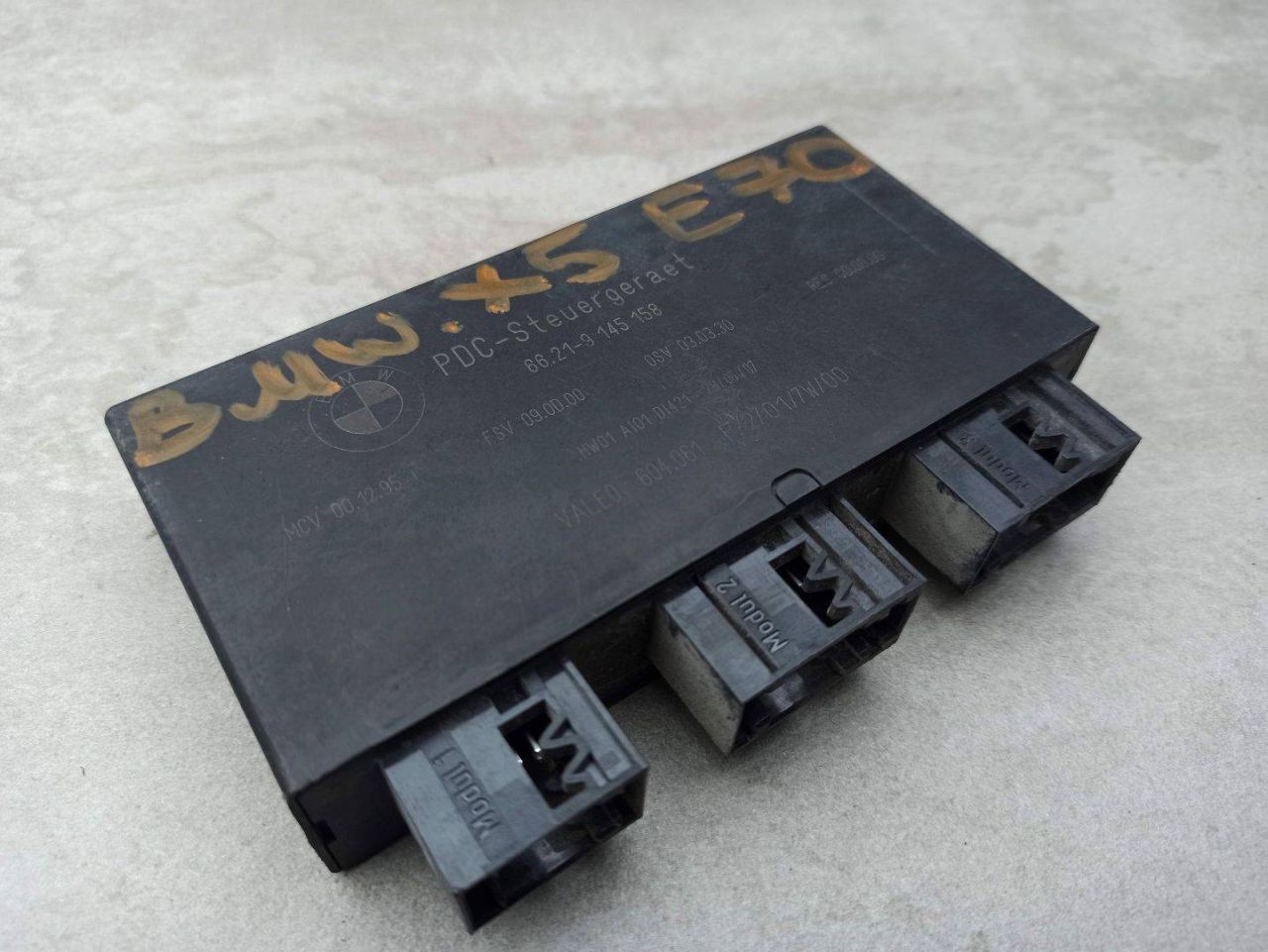 блок управления парктрониками BMW X5 E70 (2006 - 2010), 9145158 - фото №1