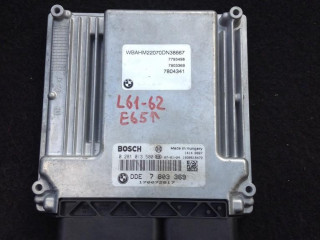 блок управления двигателем BMW 7 серия E65/E66/E67 [рестайлинг] 2007, 3.0 л., дизель, АКПП, седан, 13617803369, 7803369, 13617793498, 13617804341, 0281013500