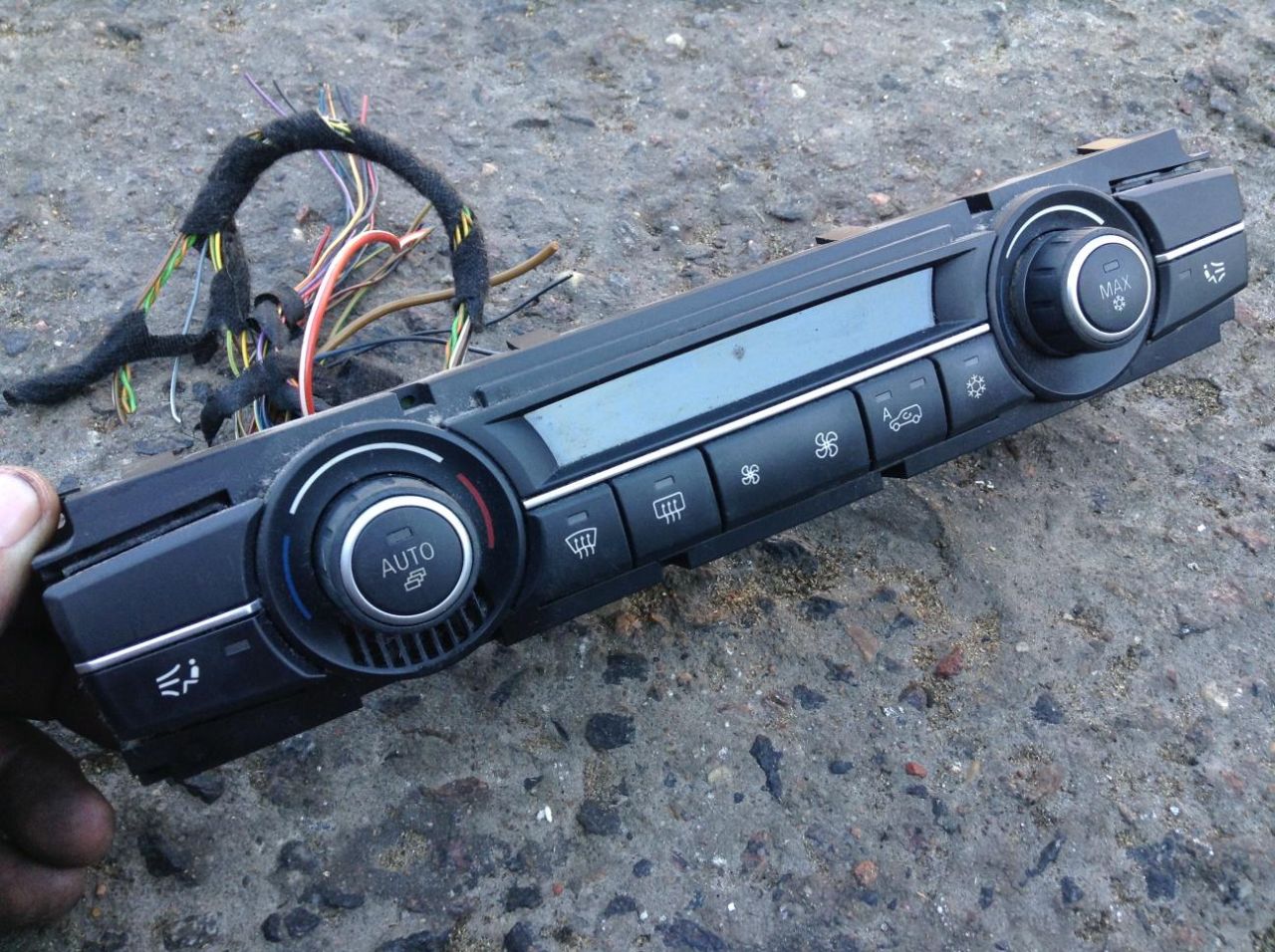 блок управления печки / климат-контроля BMW X5 E70 2007, 3.0 л., N52 B30 A, бензин, АКПП, внедорожник 5 дв., 64119157554, 9157554 - фото №1