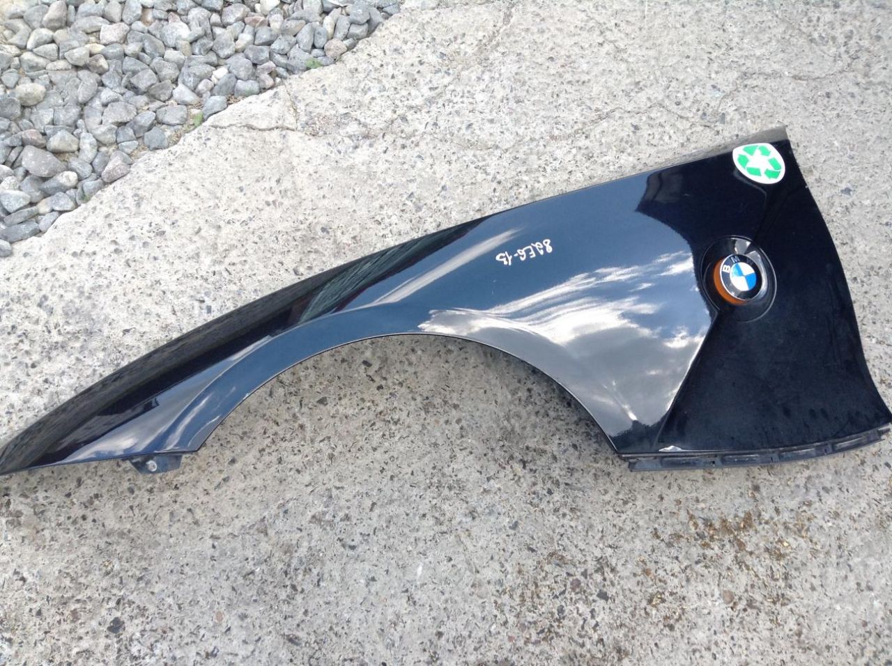 крыло переднее левое BMW Z4 E85 2003, 3.0 л., бензин, МКПП, черный, кабриолет - фото №1