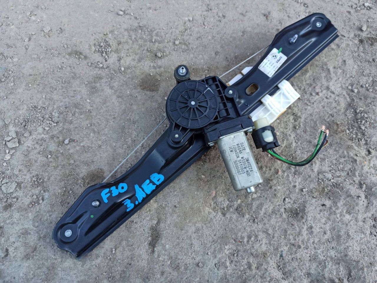 стеклоподъемник задний левый BMW 3 серия F30/F31/F34 2012, 3.5 л., бензин, АКПП, седан, задний привод, 7259817 - фото №1