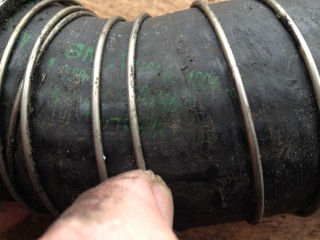 патрубок интеркулера BMW 3 серия E90/E91/E92/E93 [рестайлинг] 2008, 2.0 л., N47 D20 A, дизель, АКПП, седан, 8513288