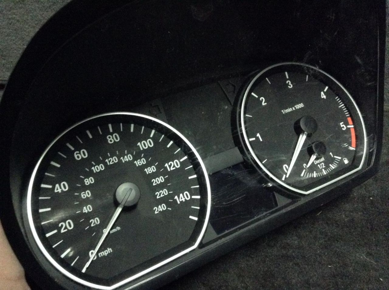 щиток приборов (приборная панель) BMW 2008, 2.0 л., N47 D20 A, дизель, АКПП, хетчбэк 5 дв., 1024982 - фото №1