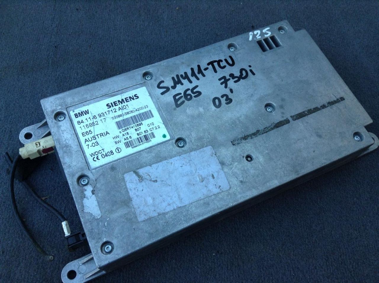 Блок управления телематика BMW 7 серия E65/E66/E67 2003, 3.0 л., бензин, АКПП, седан, 6931712 - фото №1