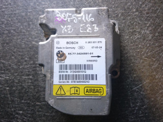 блок AirBag BMW X3 E83 [рестайлинг] 2007, 3.0 л., N52 B30 A, бензин, АКПП, черный, внедорожник 5 дв., 65773424581