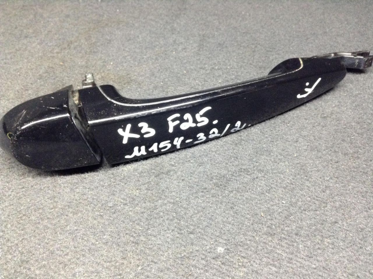 ручка наружная задняя правая BMW X3 F25 2013, 2.0 л., N47 D20 C, дизель, АКПП, черный, внедорожник 5 дв., 7207694 - фото №1