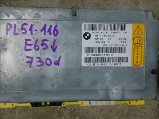 блок AirBag BMW 7 серия E65/E66/E67 2003, 3.0 л., дизель, АКПП, седан, 65776933021, 037078076