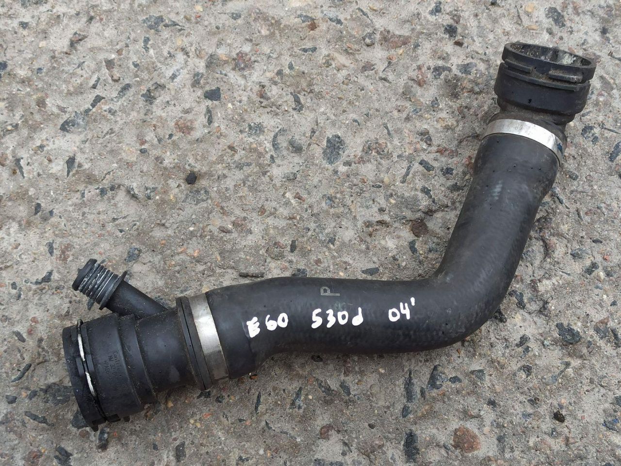 патрубок радиатора BMW 5 серия E60/E61 2004, 3.0 л., дизель, 7789723 - фото №1