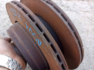 диски тормозные (комплект) BMW 5 серия E60/E61 [рестайлинг] 2009, 2.0 л., N47 D20 A, дизель, АКПП, седан