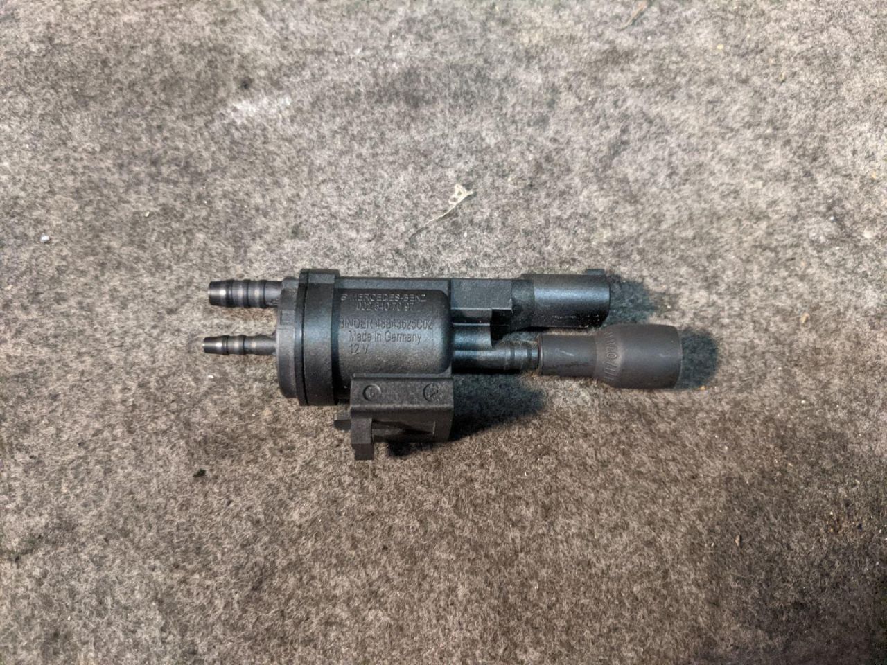 электромагнитный клапан Mercedes-Benz GL-Класс X166 2015, 2.1 л., OM 651.960, дизель, АКПП, 0025407097, A0025407097, 48B43625C02 - фото №1