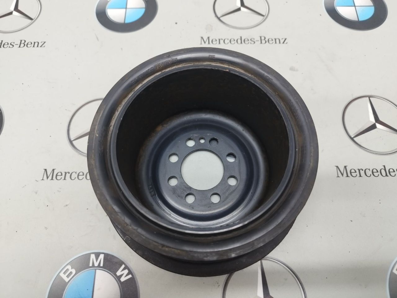 шкив коленвала BMW X5 E70 2008, 4.8 л., N62 B48 A, бензин, 7567055 - фото №1