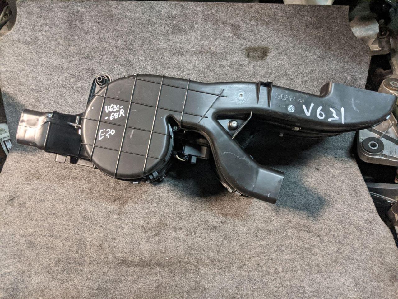 моторчик печки BMW X5 E70 2009, 4.8 л., N62 B48 A, бензин, АКПП, внедорожник 5 дв., 64116947554, 6947554 - фото №1