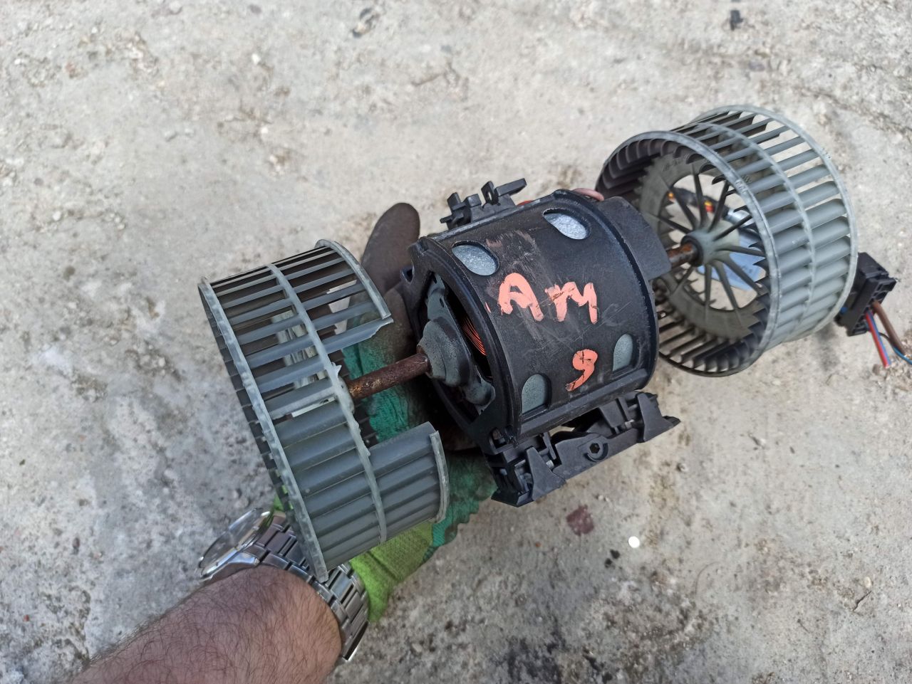 моторчик печки BMW 5 серия E60/E61 2006, 3.0 л., N52 B30 A, бензин, АКПП, седан, 6934972 - фото №1