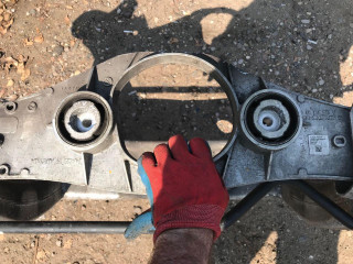 балка подвески задняя Mercedes-Benz S-Класс W222/C217/A217 2014, 3.0 л., OM 642.861, дизель, АКПП, серебристый, седан, A2223506502, A2223500508