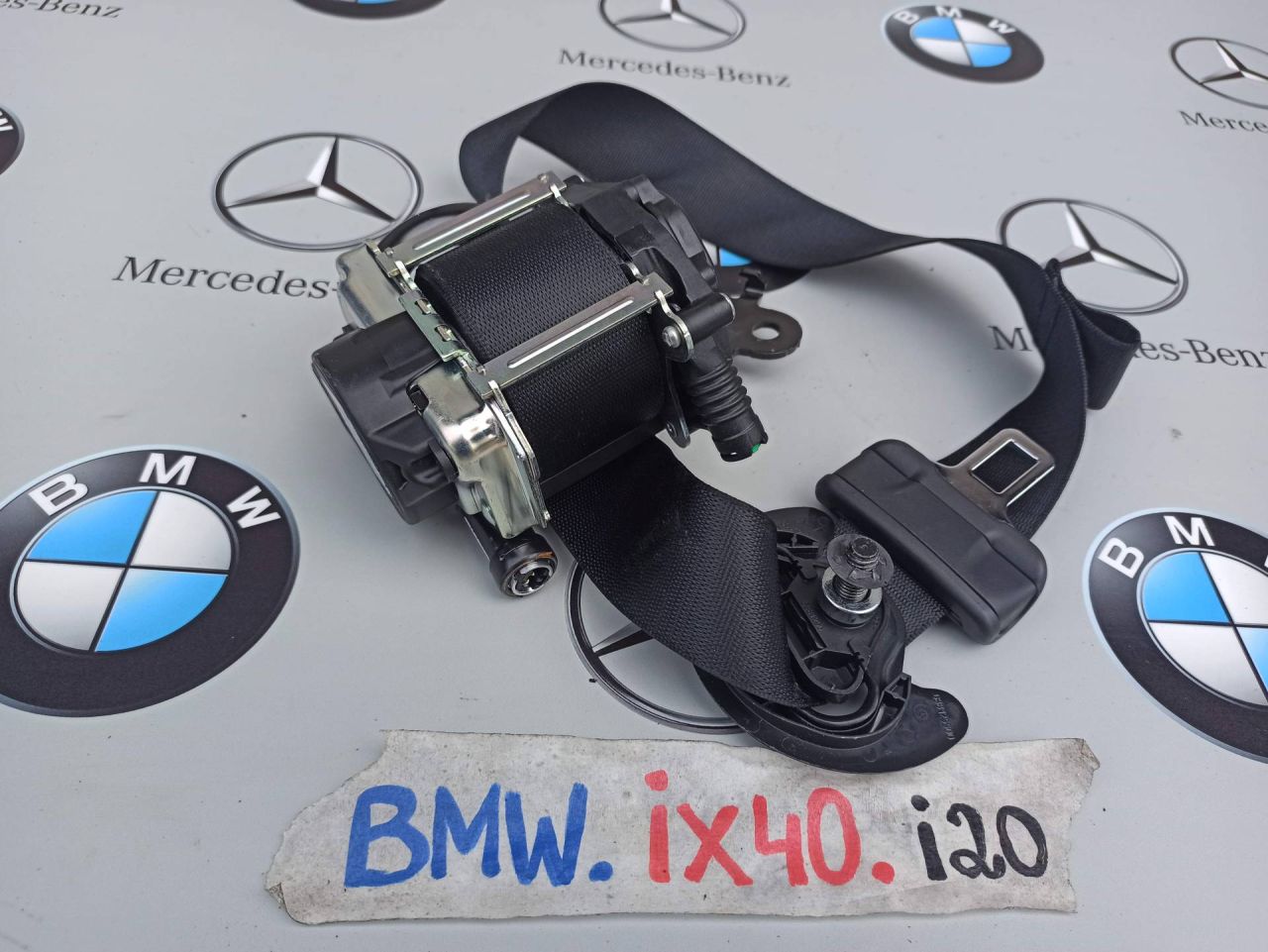 ремень безопасности BMW iX I20 2022, электро, полный привод, правый руль, 6494701 - фото №1