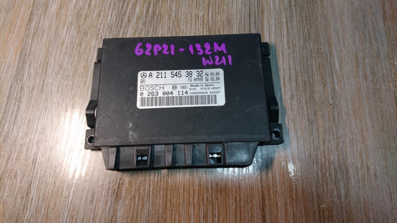 блок управления парктрониками Mercedes-Benz E-Класс W211/S211 2004, 3.2 л., OM 648.961, дизель, АКПП, универсал, A2115453832, 0263004114 - фото №1