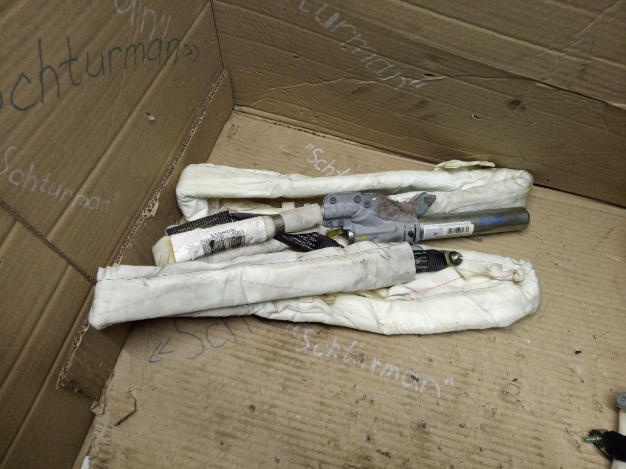 подушка безопасности боковая (шторка) BMW 7 серия E65/E66/E67 2003, 3.0 л., дизель, АКПП, седан, 85914335101N - фото №1