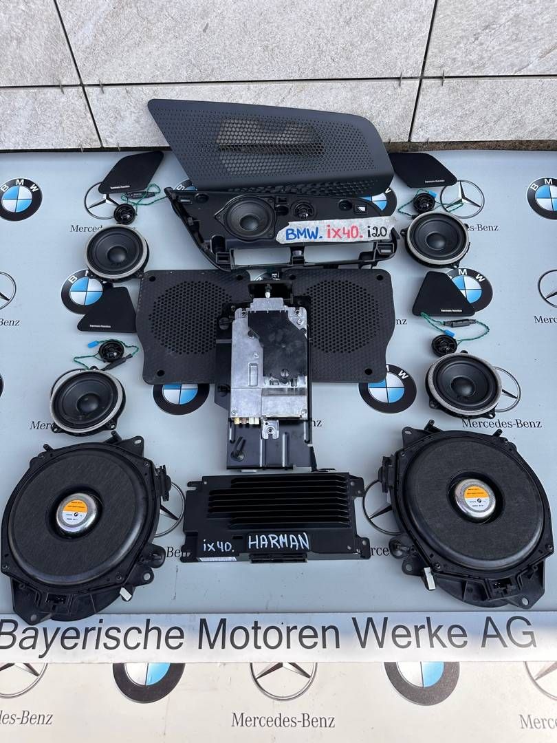 комплект акустики BMW iX I20 2022, электро, полный привод, правый руль, 5A4EEC3, 5A55AD9, 5A7DD93 - фото №1