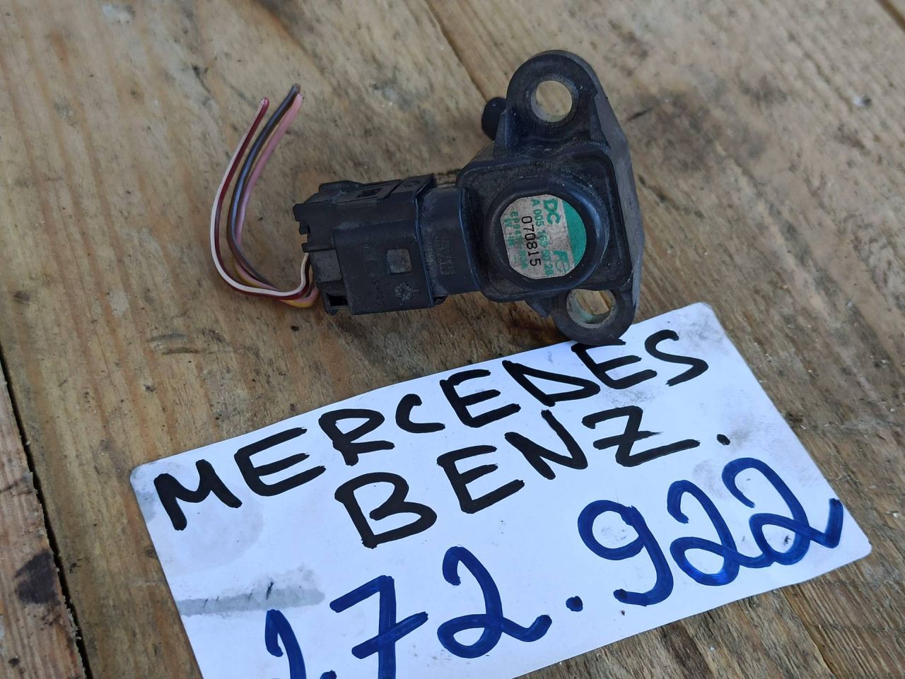 датчик абсолютного давления Mercedes-Benz C-Класс W204/S204 2007, 2.5 л., M 272.922, бензин, 070815 - фото №1