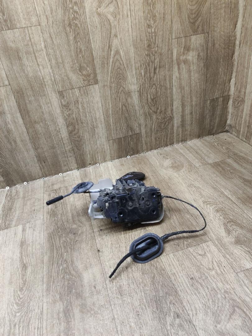 замок двери передней левой Volkswagen Transporter T5 2003, 1.9 л., AXC, дизель, МКПП, микроавтобус - фото №1