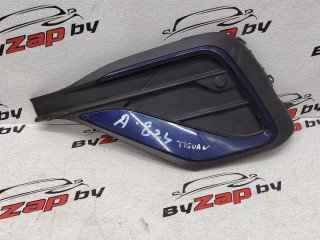 заглушка (решетка) в бампер Volkswagen Tiguan Allspace 1 поколение [рестайлинг] 2023, 2.0 л., бензин, АКПП, синий, внедорожник 5 дв., полный привод, 5NN853665H