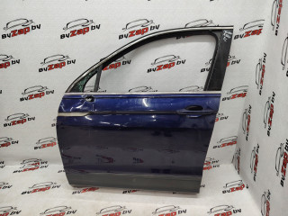 дверь передняя левая Volkswagen Tiguan Allspace 1 поколение [рестайлинг] 2023, 2.0 л., бензин, АКПП, синий, внедорожник 5 дв., полный привод