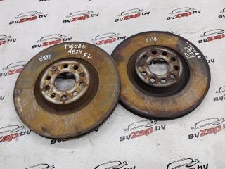 диск тормозной передний Volkswagen Tiguan Allspace 1 поколение [рестайлинг] 2023, 2.0 л., бензин, АКПП, синий, внедорожник 5 дв., полный привод