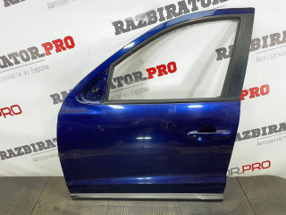 дверь передняя левая Hyundai Santa Fe 2 поколение (CM) 2007, 2.2 л., D4EB, дизель, АКПП, 760032B030