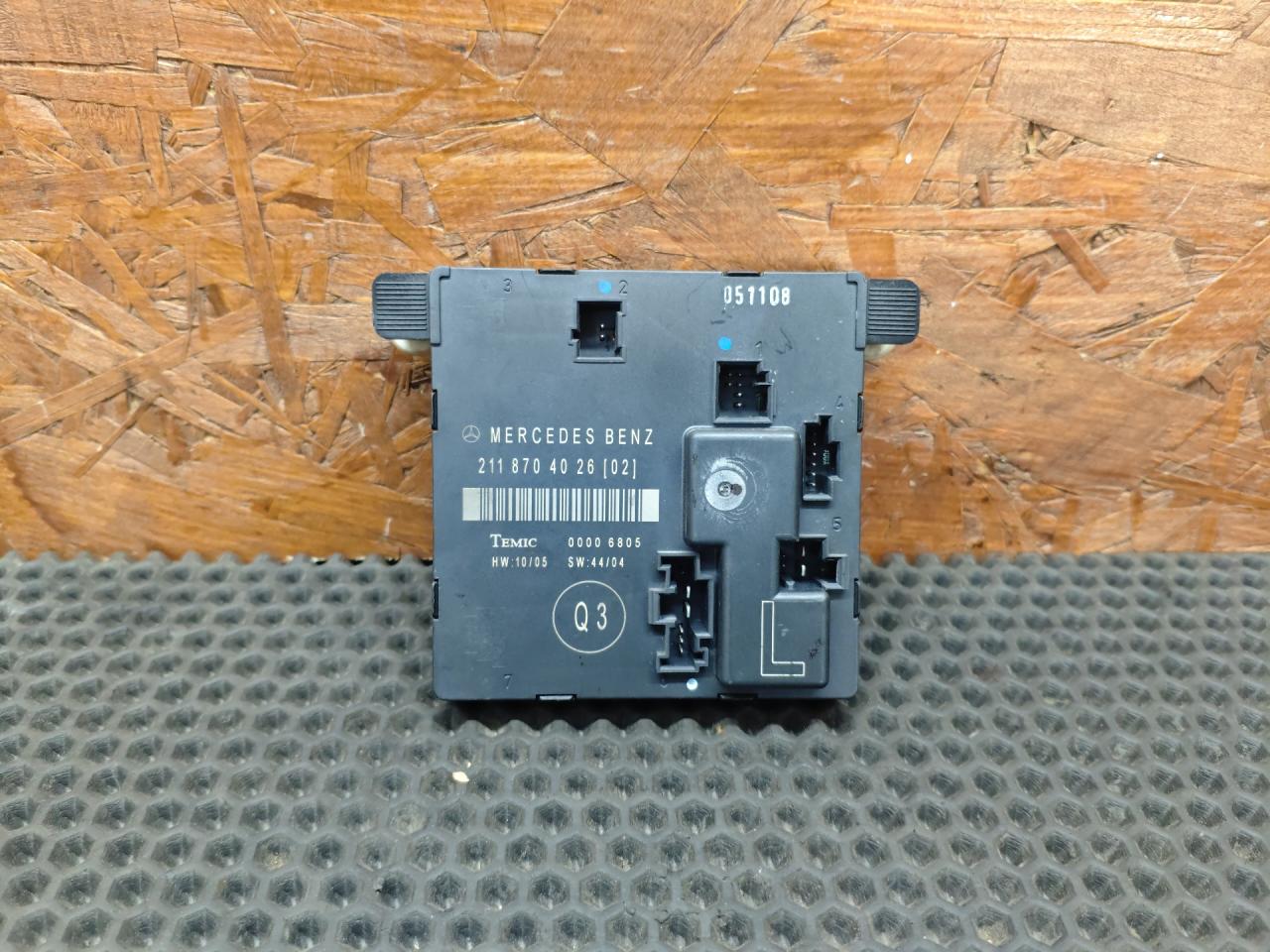 модуль управления двери Mercedes-Benz E-Класс W211/S211 2005, 3.0 л., M 272.944, бензин, АКПП, универсал - фото №1